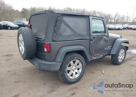 2018 Jeep Wrangler Jk Sport S 4X4 из США, поврежденный, VIN 1C4AJWAG4JL814846